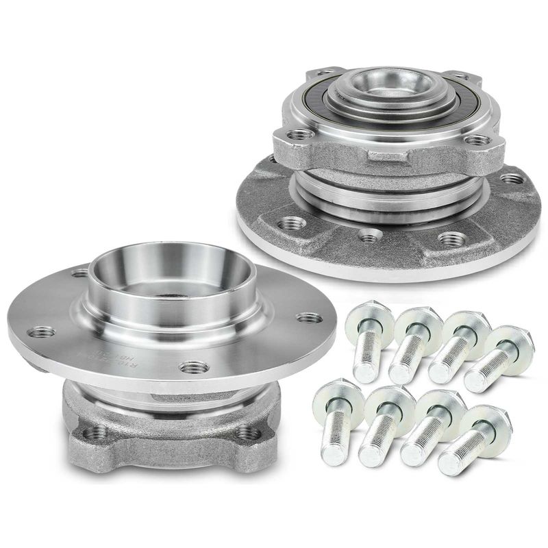2x Front Wheel Bearing & Hub Assembly for BMW 525i E60 528i 535i 545i 650i 645Ci