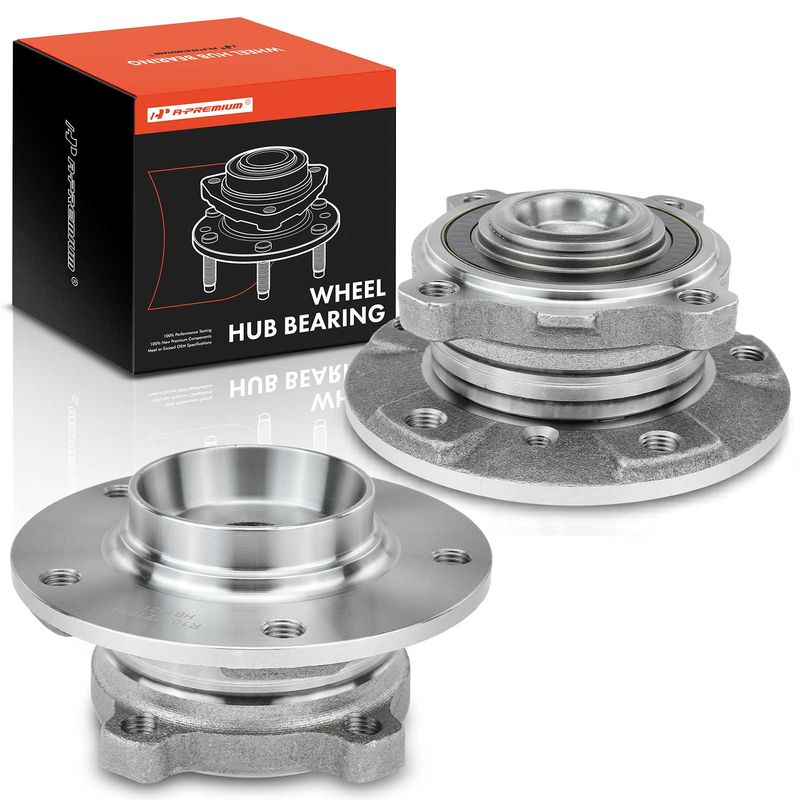 2x Front Wheel Bearing & Hub Assembly for BMW 525i E60 528i 535i 545i 650i 645Ci