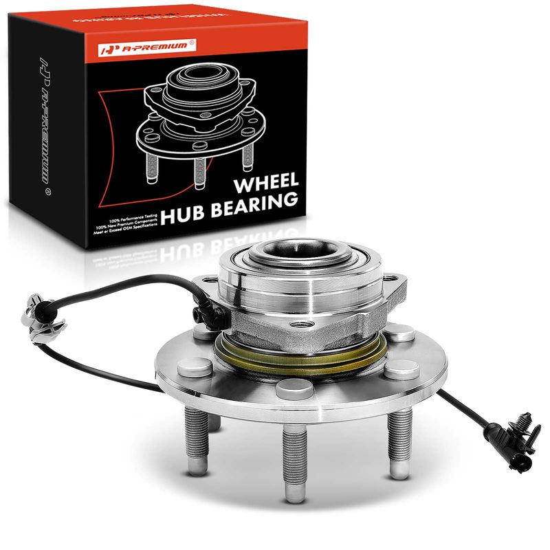 Front Left or Right Wheel Bearing & Hub Assembly with ABS Sensor for Chevy Silverado 1500