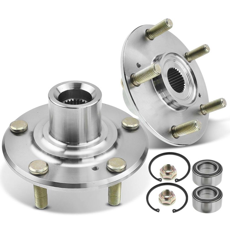 2x Front Wheel Bearing & Hub Assembly for Honda Accord 2005-2007 Acura