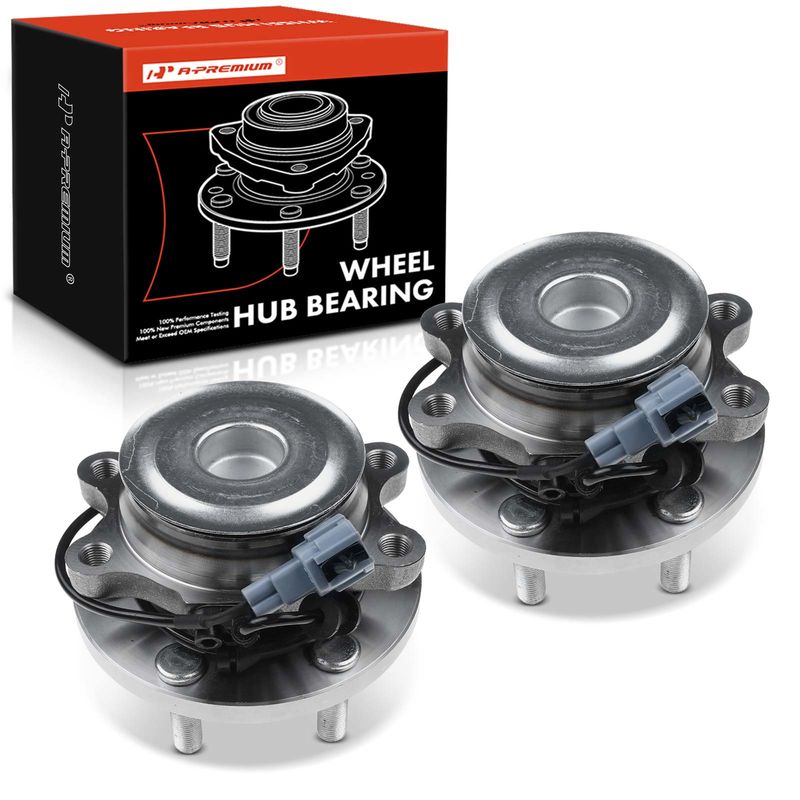 2x Front Wheel Bearing & Hub Assembly with ABS for Nissan Pathfinder Frontier Xterra
