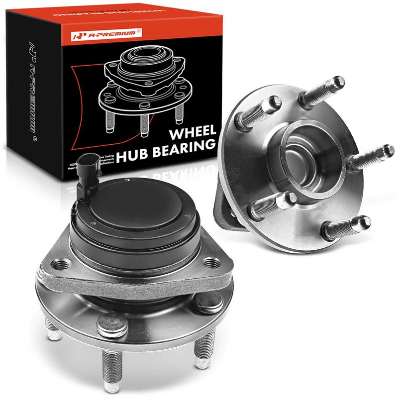 2x Front Wheel Bearing & Hub Assembly with ABS Sensor for Chevrolet Caprice Pontiac G8