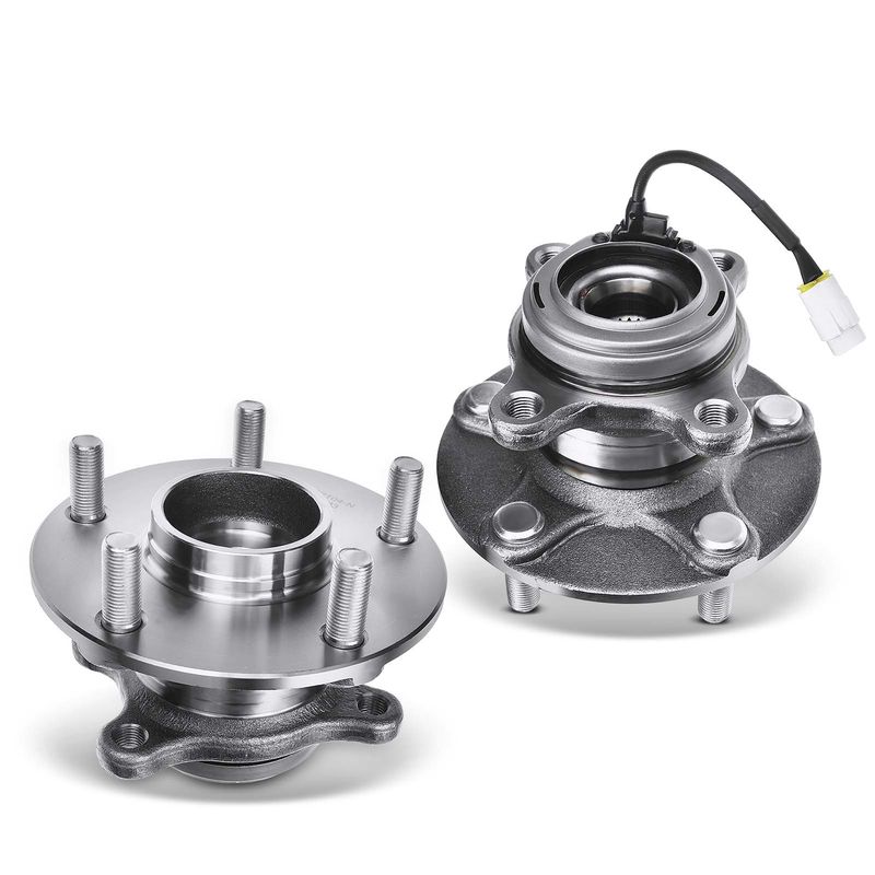 2x Rear Wheel Bearing & Hub Assembly with ABS Sensor for Suzuki SX4 2007-2013 AWD
