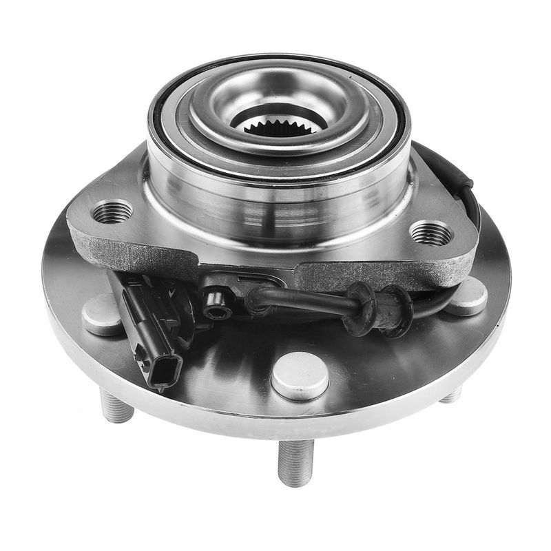 2x Front Wheel Bearing & Hub Assembly with ABS Sensor for Nissan Titan 2017-2019 4WD