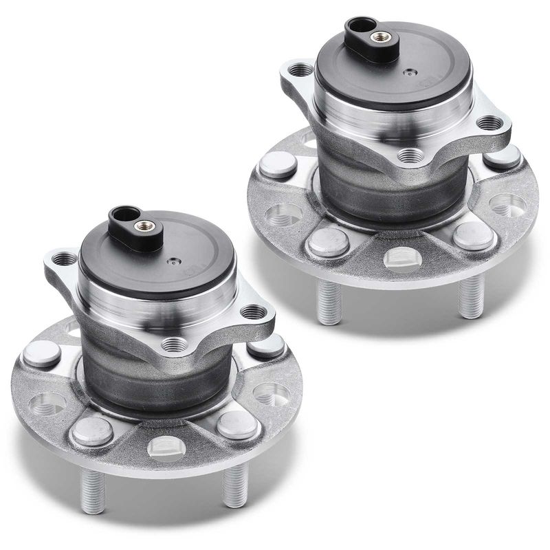 2x Rear Wheel Bearing & Hub Assembly with ABS Sensor for Mitsubishi Lancer Outlander Sport