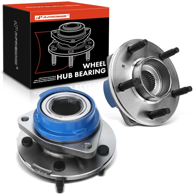 2x Front Wheel Bearing & Hub Assembly for Buick Allure Chevy Impala Pontiac Aztek