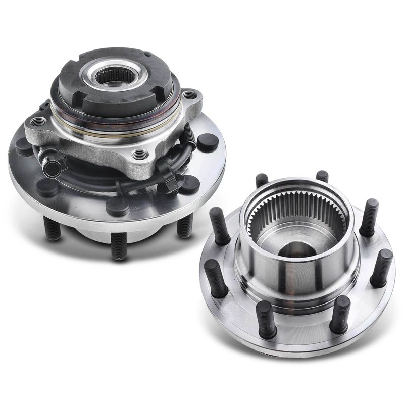 2x Front Wheel Bearing & Hub Assembly for Ford F-250 F-350 Super Duty 1999-2004 DRW