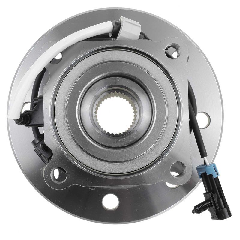 2x Front Wheel Bearing & Hub Assembly with ABS Sensor for Chevy GMC K2500 K3500 95-00 4WD