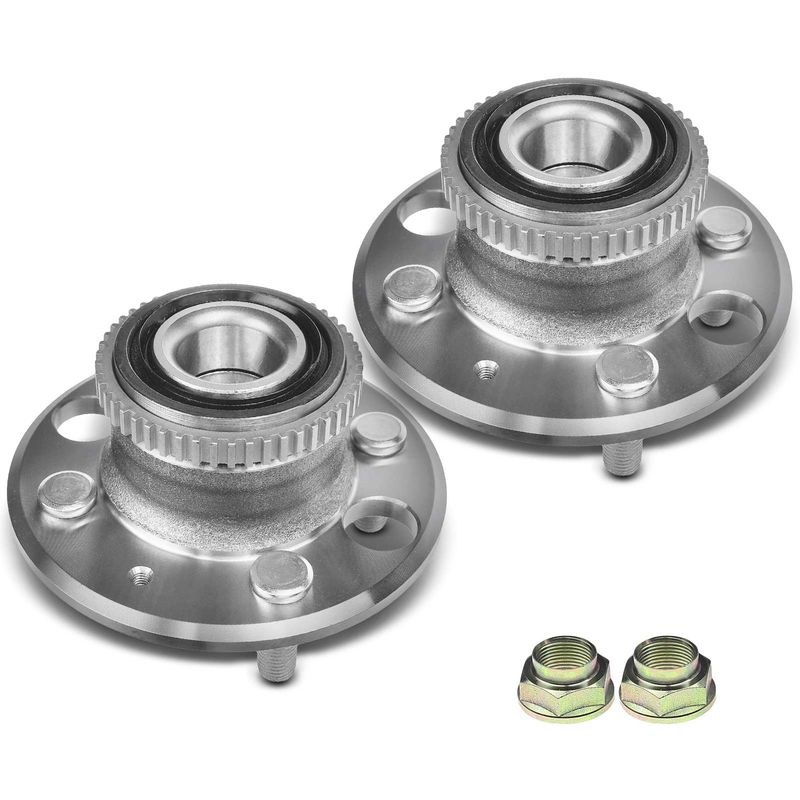 2x Rear Wheel Bearing & Hub Assembly for Acura Integra 1990-2001 Honda Civic 1992-1995
