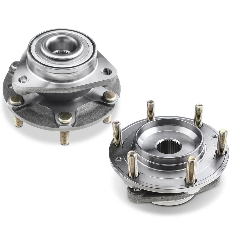 2x Front Wheel Bearing & Hub Assembly for Hyundai Entourage 2007-2009 Kia Sedona