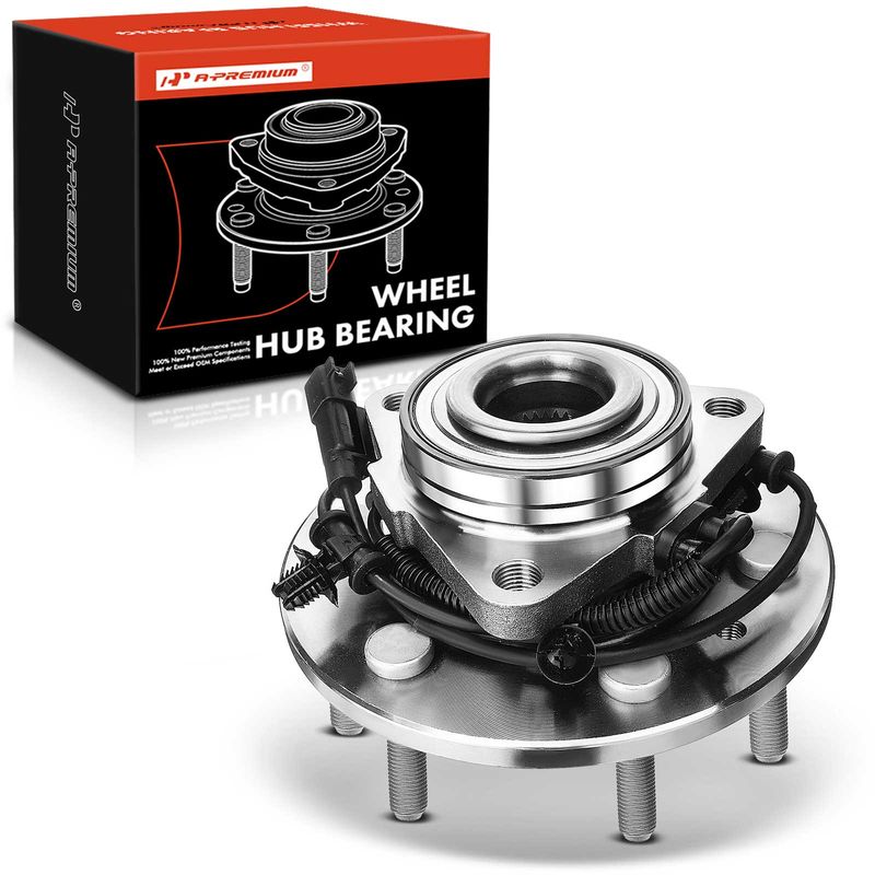 Front Driver or Passenger Wheel Bearing & Hub Assembly with ABS Sensor for Ram 1500 19-20