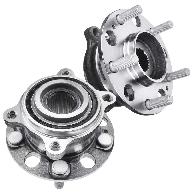 2x Rear Wheel Bearing & Hub Assembly for Kia K900 2015-2016 Hyundai Equus Genesis