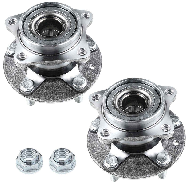 2x Rear Wheel Bearing & Hub Assembly for Mazda CX-7 2007-2012 AWD