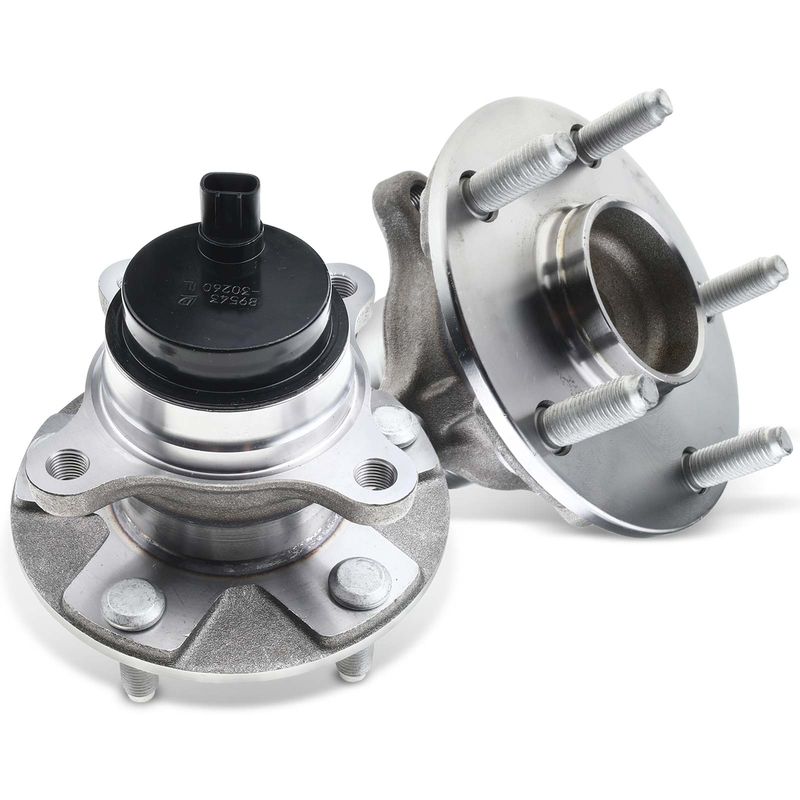 2x Front Wheel Bearing & Hub Assembly with ABS Sensor for Lexus IS200t IS250 IS300 IS350