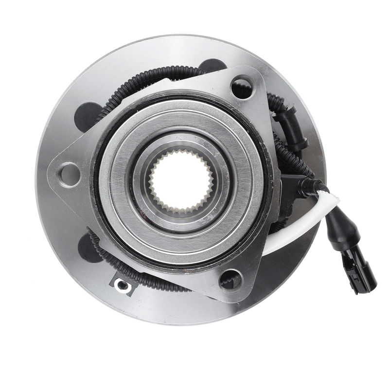 2x Front Wheel Bearing & Hub Assembly with ABS Sensor for Ford Expedition 1997-2000 4WD