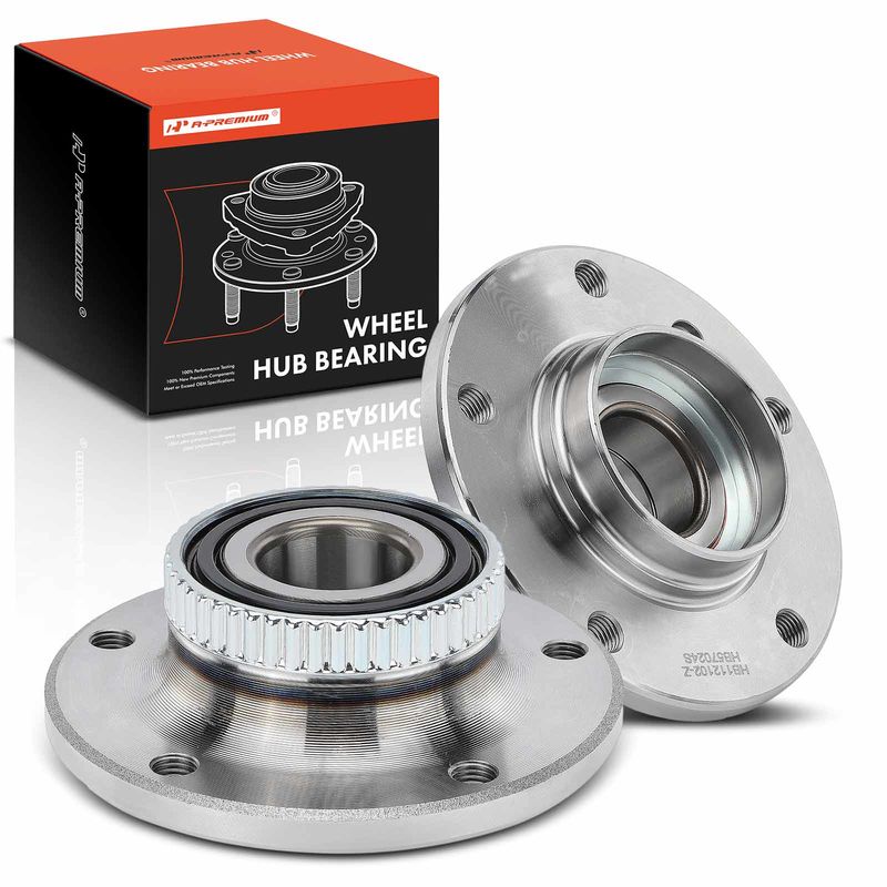 2x Front Wheel Bearing & Hub Assembly for BMW E31 E32 E34 E36 E46