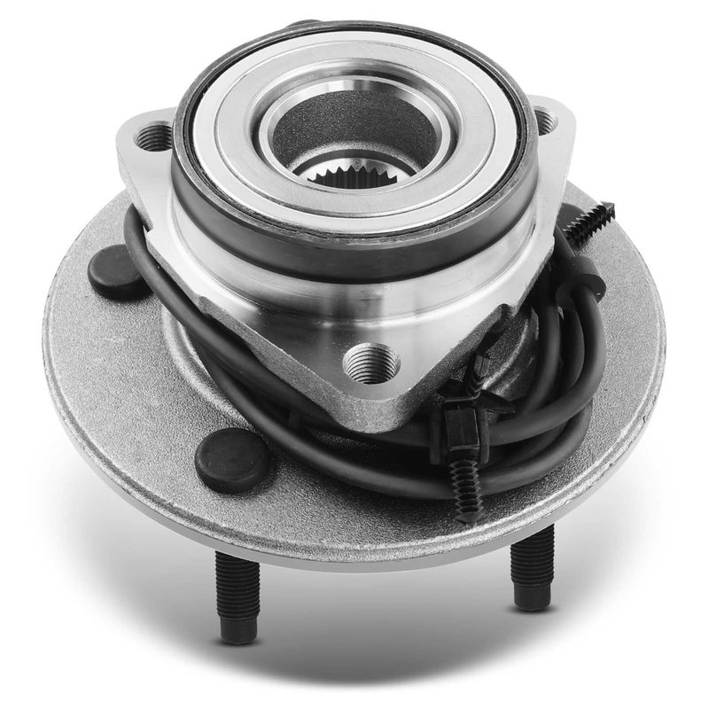 Front Driver or Passenger Wheel Bearing & Hub Assembly with ABS for Dodge Ram 1500 00-01
