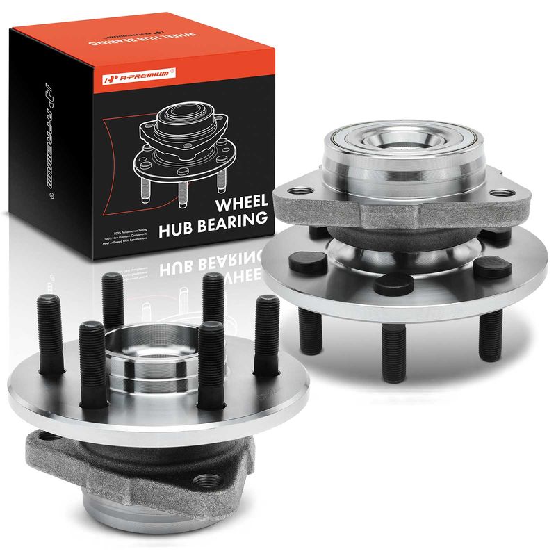 2x Front Wheel Bearing & Hub Assembly for Dodge Dakota 1997-2004 Durango 4WD