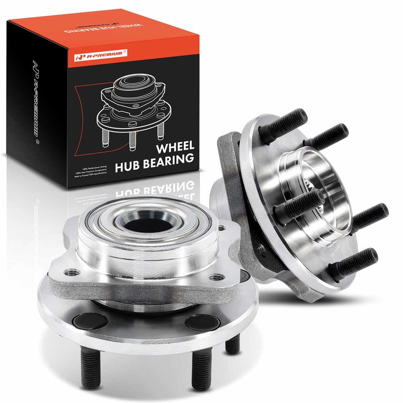 2x Front Wheel Bearing & Hub Assembly for Dodge Caravan Chrysler Town & Country 1996-2007