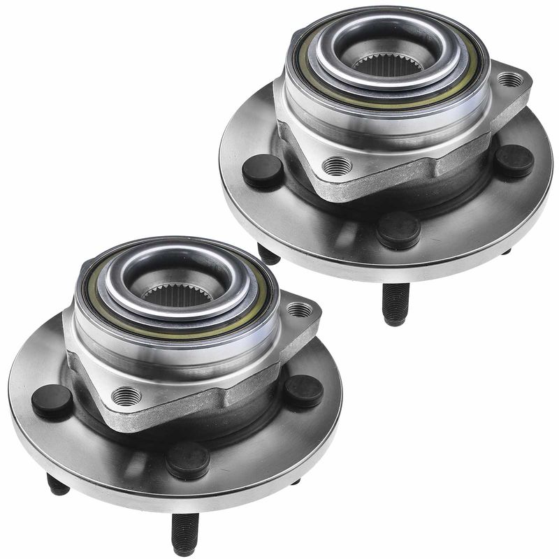 2x Front Wheel Bearing & Hub Assembly for Dodge Dakota Mitsubishi Raider 2006-2009
