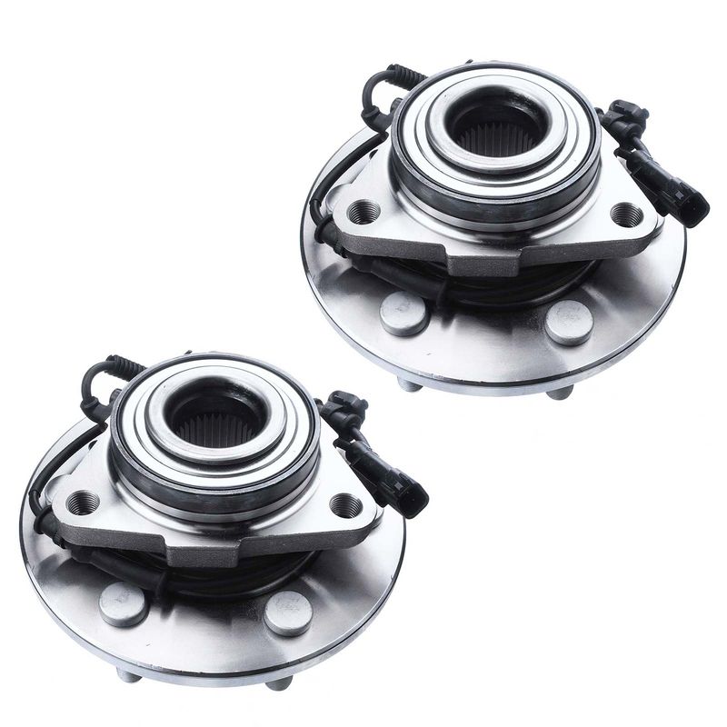 2x Front Wheel Bearing & Hub Assembly with ABS Sensor for Ram 1500 2019 2020 4WD