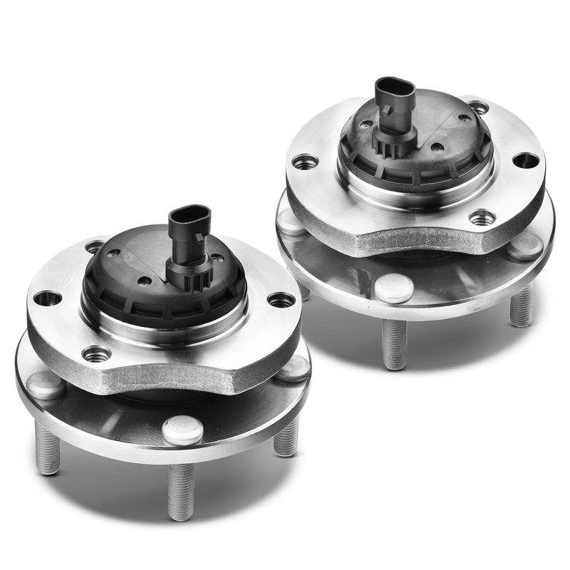2x Front Wheel Bearing & Hub Assembly with ABS Sensor for Pontiac GTO 2004-2006