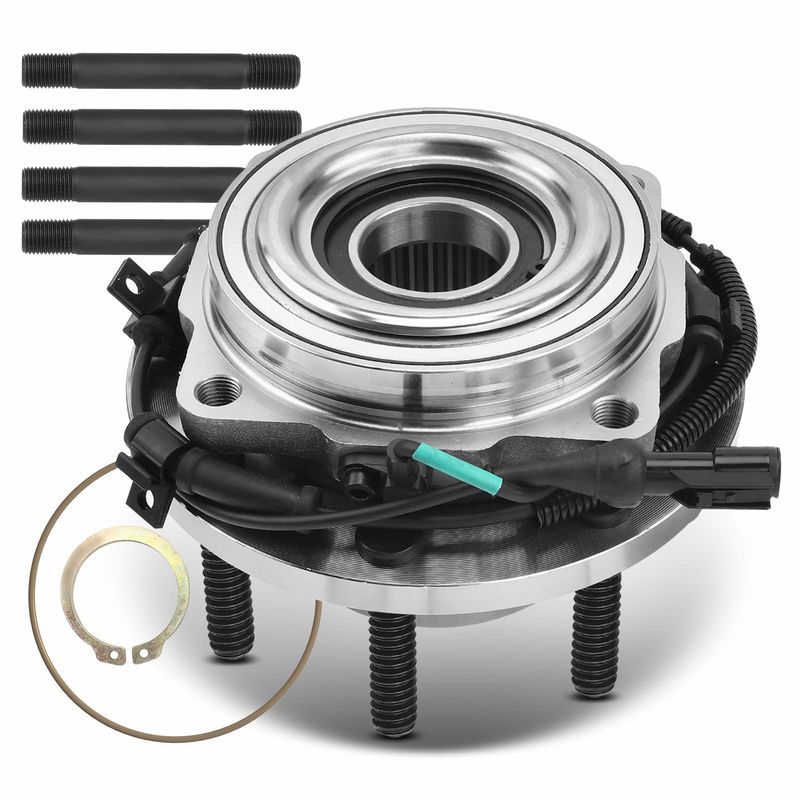 Front Driver or Passenger Wheel Bearing & Hub Assembly with ABS for Ford F-350 2008-2010