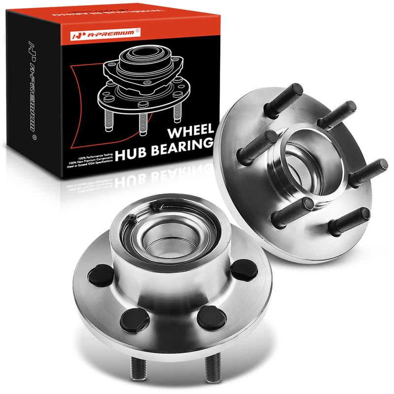 2x Front Wheel Bearing & Hub Assembly for Dodge Dakota 97-04 Durango RWD