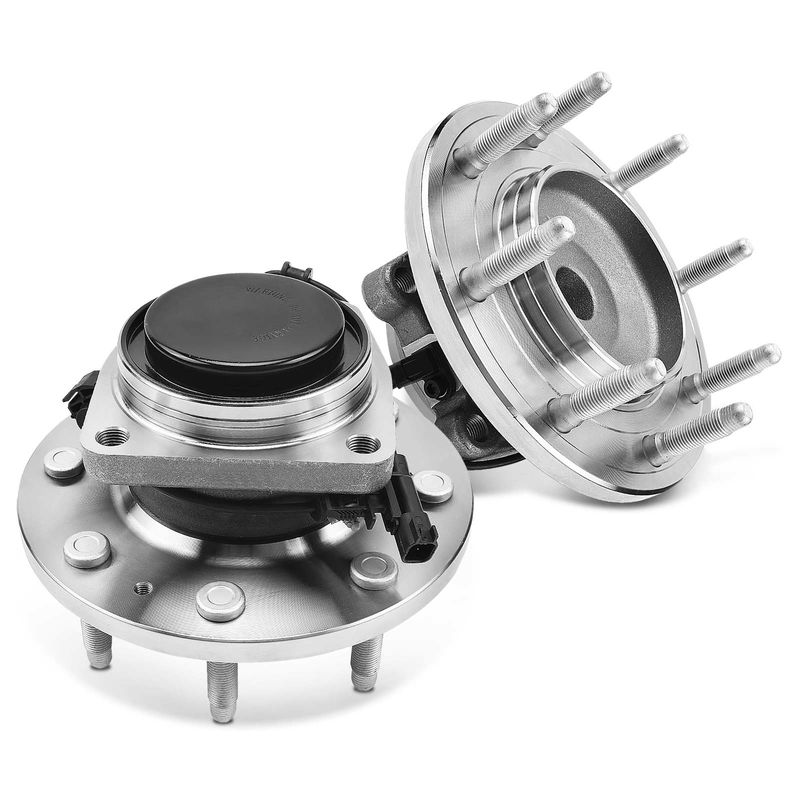 2x Front Wheel Bearing & Hub Assembly w/ ABS Sensor for GMC Sierra 2500 3500 2011-2020 RWD