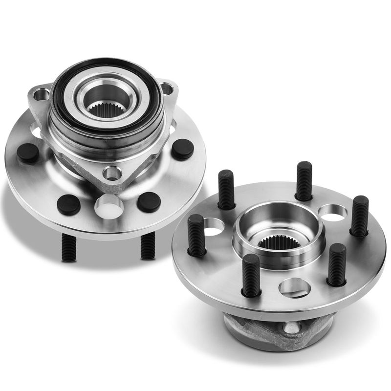 2x Front Wheel Bearing & Hub Assembly for Chevrolet K1500 K2500 1988-1994 Blazer GMC