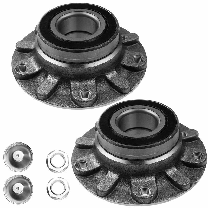 2x Front Wheel Bearing & Hub Assembly for BMW E38 Series 740i 740iL 750iL 95-01