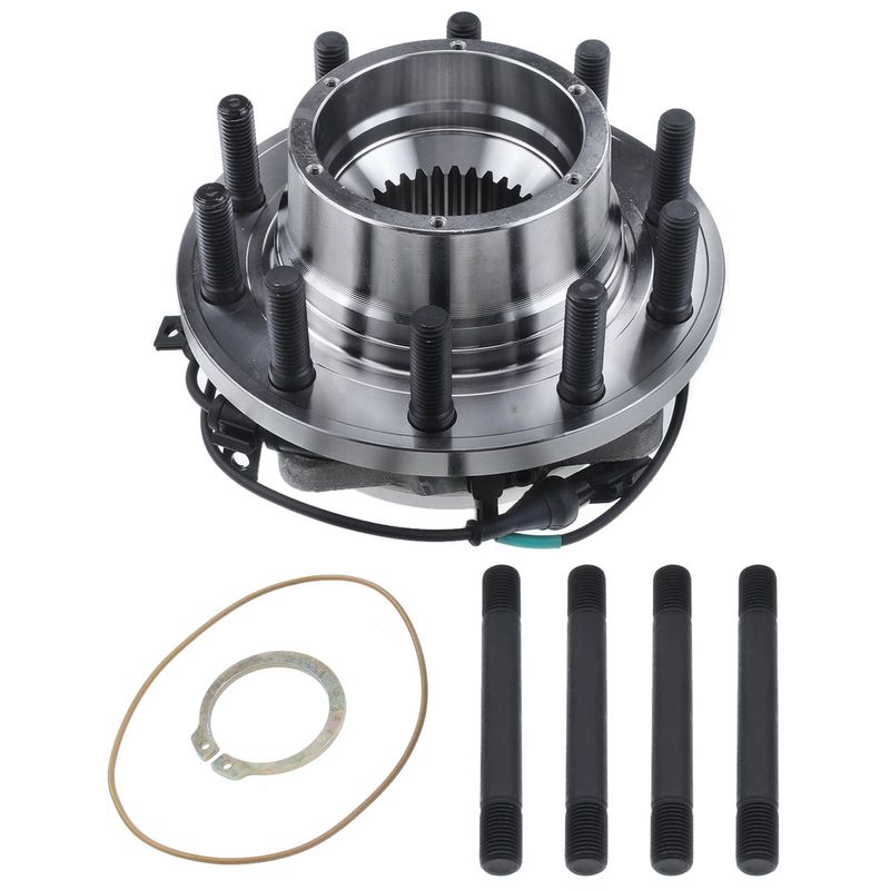 Front Left or Right Wheel Bearing & Hub Assembly with ABS Sensor for Ford F-450 Super Duty