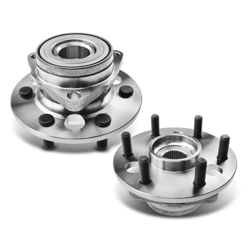 2x Front Wheel Bearing & Hub Assembly for Chevrolet GMC K1500 1988-1991 with LD
