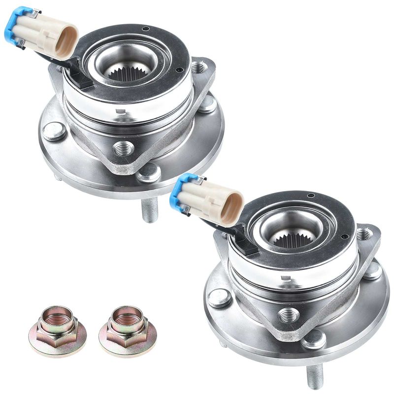 2x Front Wheel Bearing & Hub Assembly with ABS Sensor for Chevy Epica Suzuki Verona 04-06