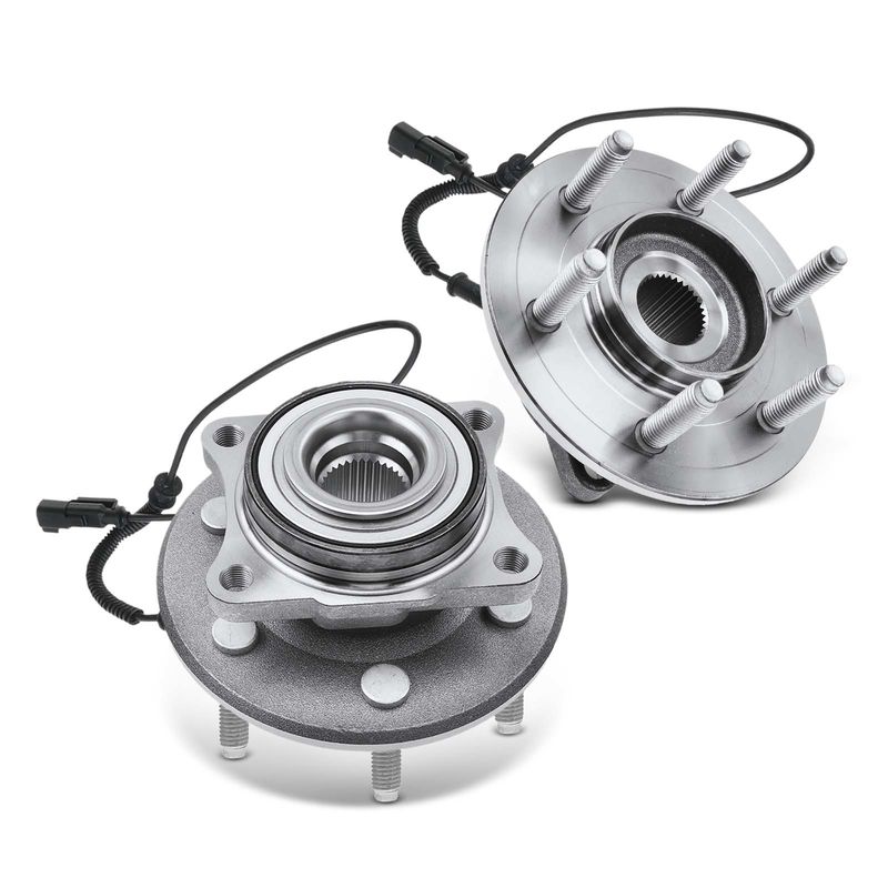 2x Rear Wheel Bearing & Hub Assembly with ABS Sensor for Ford Expedition 2011-2014