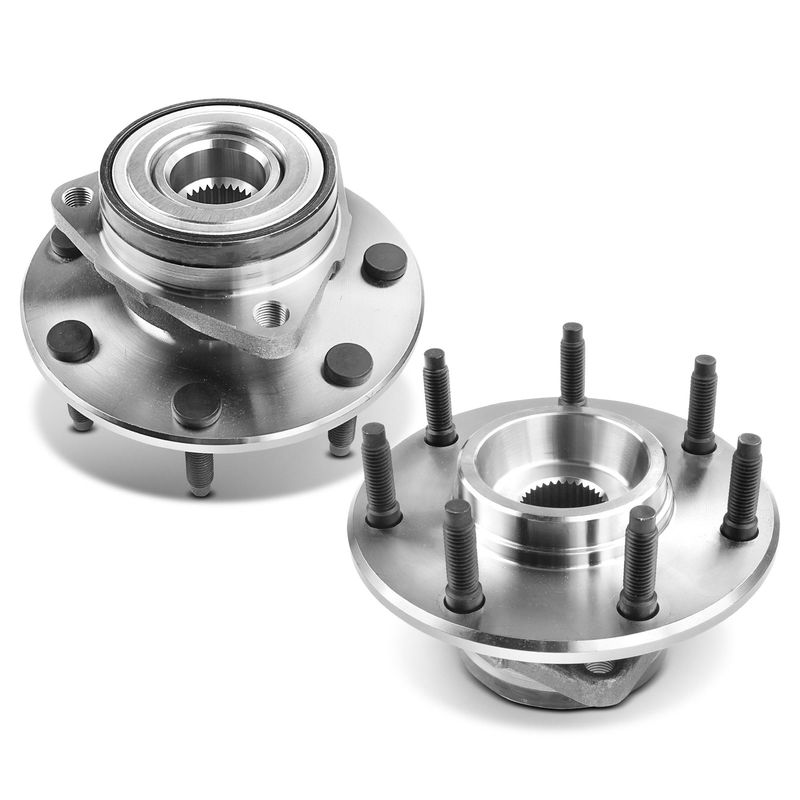 2x Front Wheel Bearing & Hub Assembly for Ford F-150 2000-2001 F-250 1997-1999 4WD