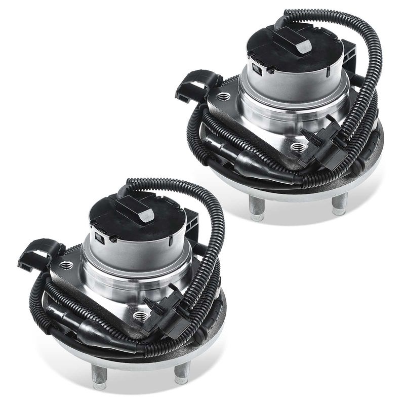 2x Front Wheel Bearing & Hub Assembly with ABS Sensor for Chevy Equinox Saturn Vue Pontiac