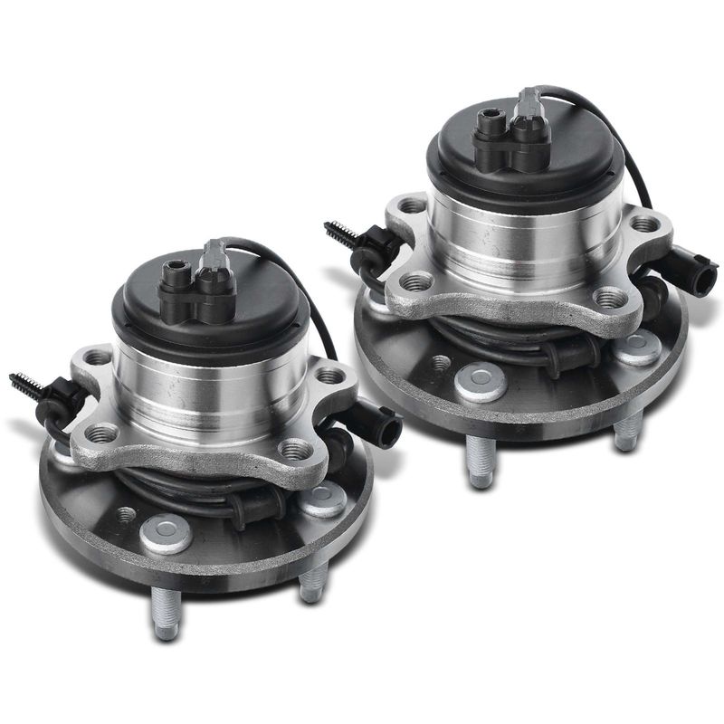 2x Front Wheel Bearing & Hub Assembly w/ ABS Sensor for Ford Thunderbird 2002-2005 Lincoln