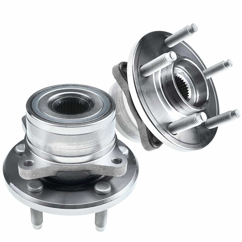 2x Rear Wheel Bearing & Hub Assembly for Jaguar XK XKR 2007-2009 4.2L V8