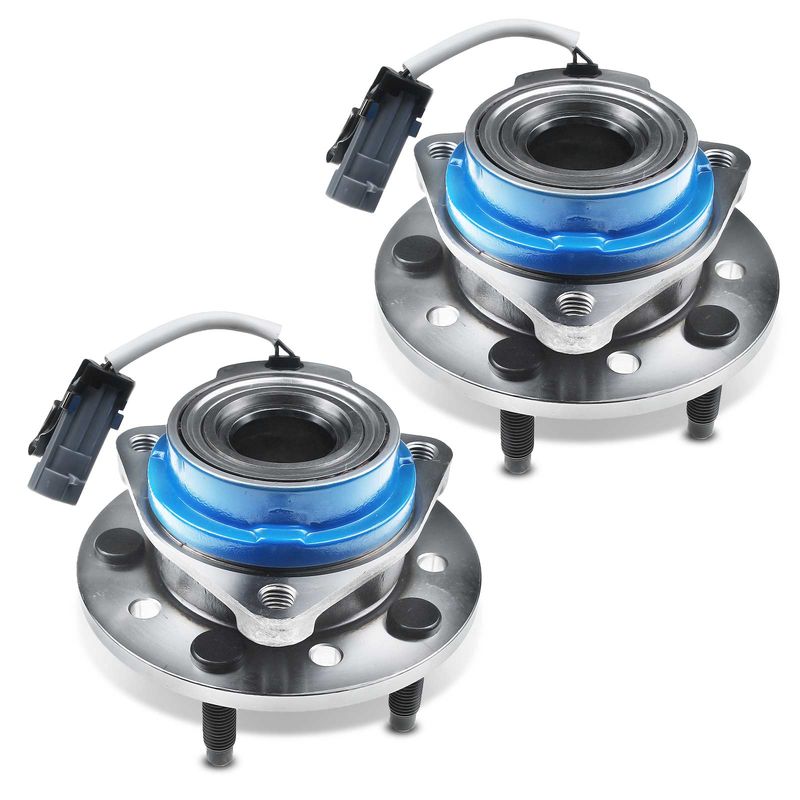 2x Front Wheel Bearing & Hub Assembly with ABS Sensor for Oldsmobile Alero 99-04 Cutlass