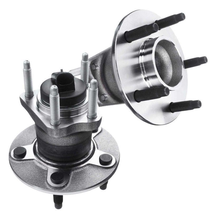 2x Rear Wheel Bearing & Hub Assembly with ABS Sensor for Chevrolet Malibu 2004-2012 Pontiac