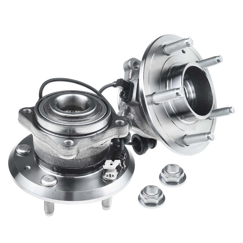 2x Rear Wheel Bearing & Hub Assembly with ABS Sensor for Chevy Equinox 07-09 Equinox XL-7