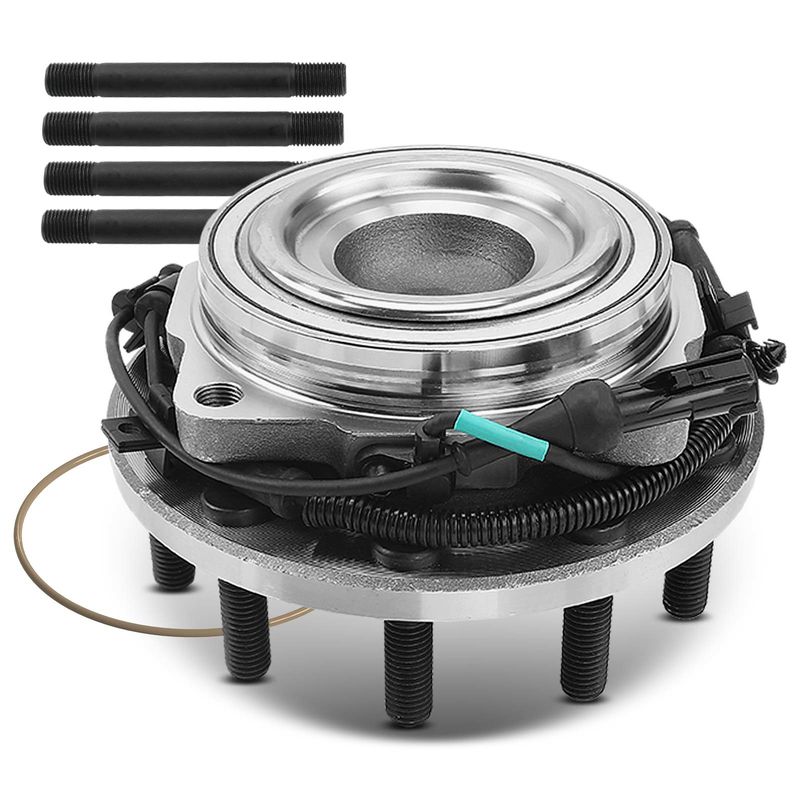 Front Driver or Passenger Wheel Bearing & Hub Assembly with ABS Sensor for Ford F-450 F-550