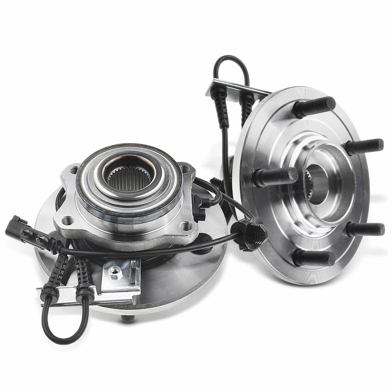 2x Front Wheel Bearing & Hub Assembly with ABS Sensor for Chrysler Pacifica 07-08 3.8L 4.0L