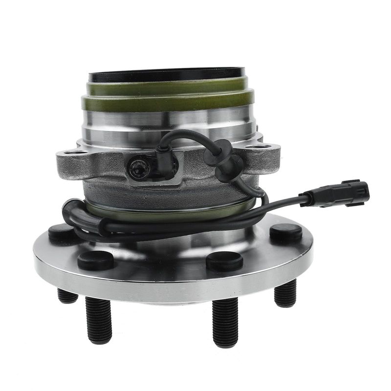 2x Front Wheel Bearing & Hub Assembly with ABS Sensor for Nissan Titan XD 2016-2019 4WD
