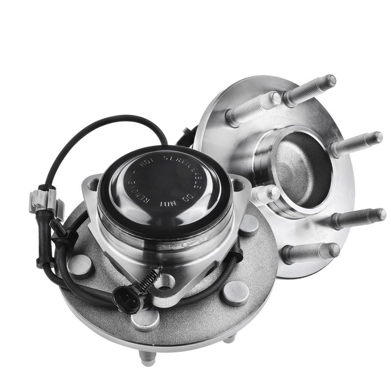 2x Front Wheel Bearing & Hub Assembly with ABS for Chevy Silverado GMC Sierra Yukon