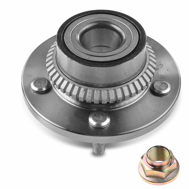 Rear Driver or Passenger Wheel Bearing & Hub Assembly for Hyundai Santa Fe 01-06 Non-ABS