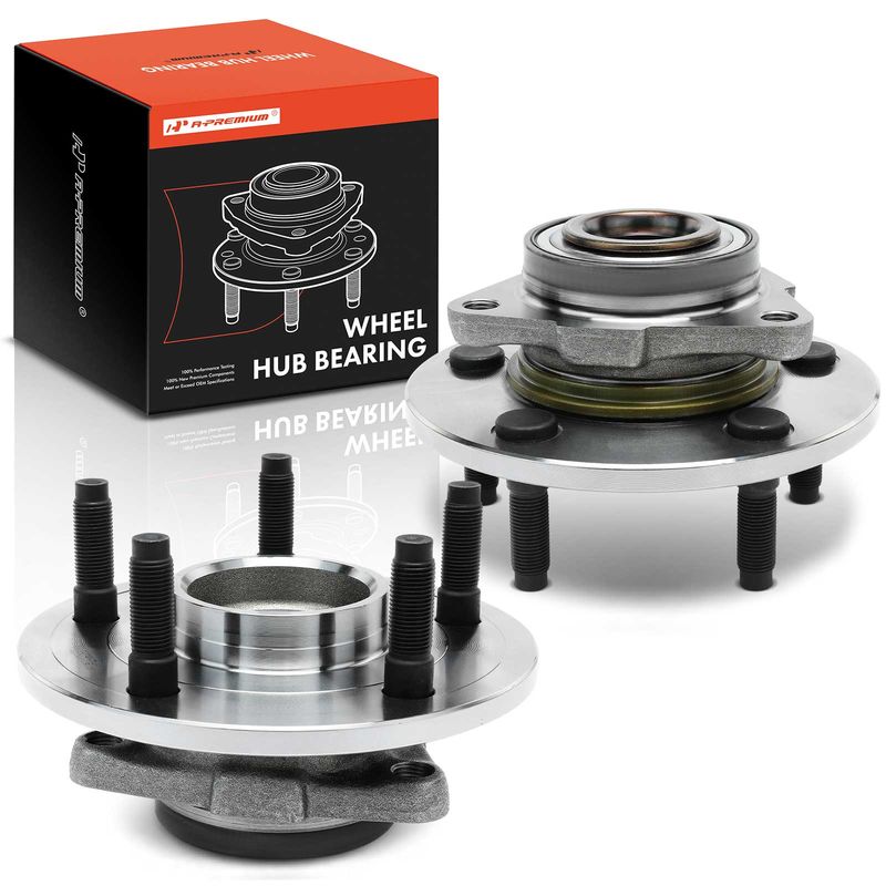 2x Front Wheel Bearing & Hub Assembly for Dodge Ram 1500 2002-2008 2WD/4WD