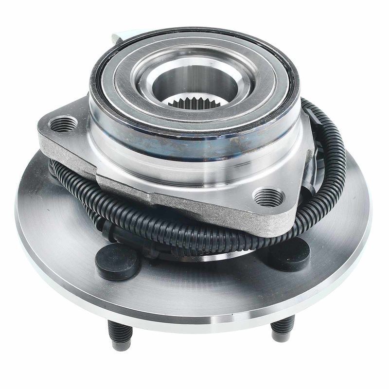 2x Front Wheel Bearing & Hub Assembly with ABS Sensor for Ford F-150 1997-2000 4WD