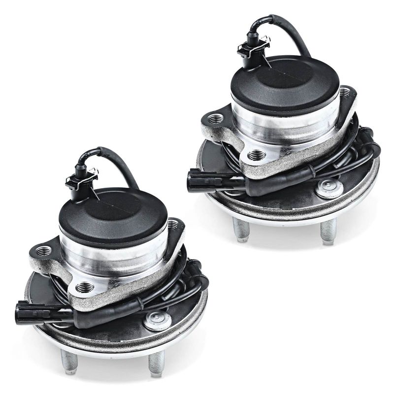 2x Front Wheel Bearing & Hub Assembly with ABS Sensor for Jaguar XF XFR XJ XJR XKR XK